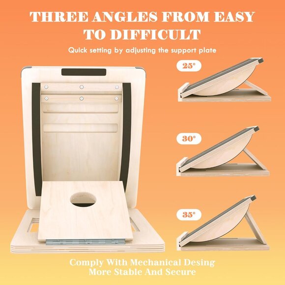 Adjustable Incline Board and Calf Stretcher, Slant Board(1 pack) - Picture 2 of 12